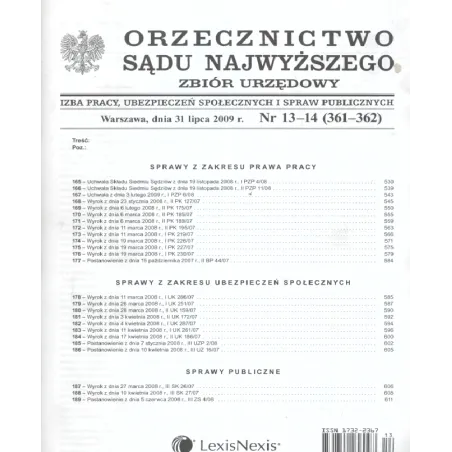 Orzecznictwo Sądu Najwyższego Zbiór Urzędowy Orzecznictwo Sądu Najwyższego Zbiór Urzędowy