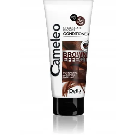 ODŻYWKA DO WŁOSÓW EFEKT CZEKOLADOWY BRĄZ 200ML DELIA COSMETICS CAMELEO BROWN