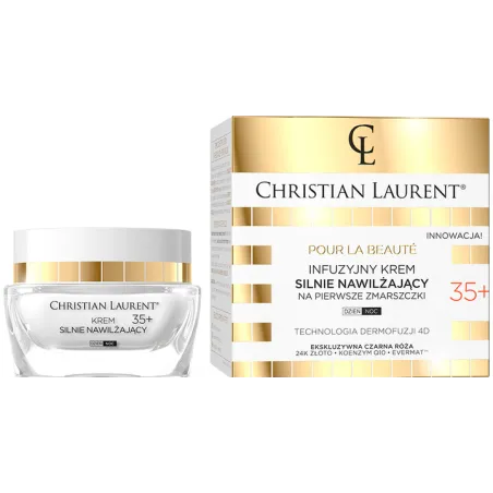 INFUZYJNY KREM SILNIE NAWILŻAJĄCY NA PIERWSZE ZMARSZCZKI 50ML CHRISTIAN LAURENT 35+