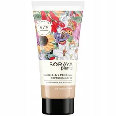 SORAYA PLANTE NATURALNY PODKŁAD PIELĘGNUJĄCY DO TWARZY WARM NUDE 03 30ML