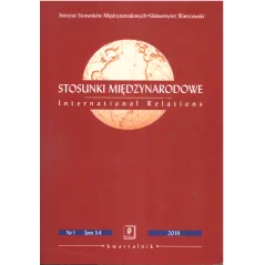 STOSUNKI MIĘDZYNARODOWE 1/2018 54 - Scholar
