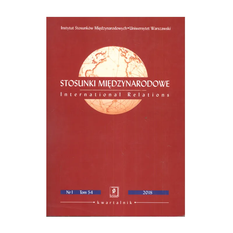 STOSUNKI MIĘDZYNARODOWE 1/2018 54 - Scholar