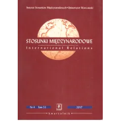 STOSUNKI MIĘDZYNARODOWE 4/2017 53 - Scholar