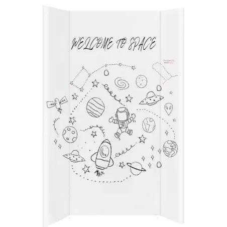PRZEWJIAK TWARDY 70 CM NA ŁÓŻECZKO I KOMODĘ WELCOME TO SPACE AKCESBABY