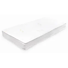 MATERAC DO ŁÓŻECZKA 120x60x12 CM PIANKA TERMOELASTYCZNA I KOKOS SENSILLO MEMORY LUXE ALOE VERA
