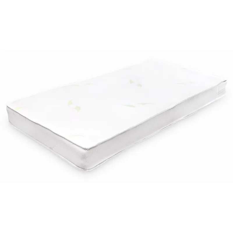 MATERAC DO ŁÓŻECZKA 120x60x12 CM PIANKA TERMOELASTYCZNA I KOKOS SENSILLO MEMORY LUXE ALOE VERA