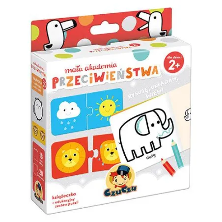 PRZECIWIEŃSTWA EDUKACYJNY ZESTAW PUZZLI MAŁA AKADEMIA CZUCZU 2+ - Bright Junior Media