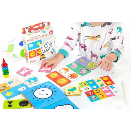 Przeciwieństwa Edukacyjny Zestaw Puzzli Mała Akademia Czuczu 2+