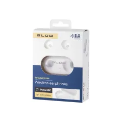 SŁUCHAWKI BEZPRZEWODOWE BLOW BTE100 BLUETOOTH 5.0 Z ETUI ŁADUJĄCYM