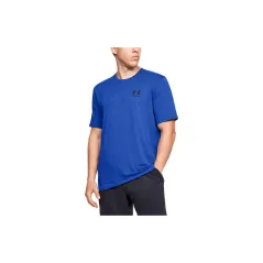 KOSZULKA MĘSKA UNDER ARMOUR SPORTSTYLE LEFT CHEST SS NIEBIESKA XL