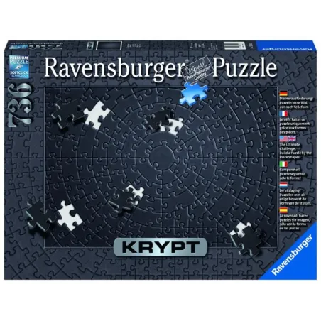 PUZZLE KRYPT CZARNE 736 ELEMENTÓW RAVENSBURGER 14+
