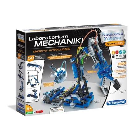 MASZYNY HYDRAULICZNE LABORATORIUM MECHANIKI KLOCKI KONSTUKCYJNE 8+ - Clementoni