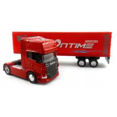 SCANIA V8 R730 1:64 – METALOWY MODEL CIĘŻARÓWKI W PUDEŁKU WELLY 3+