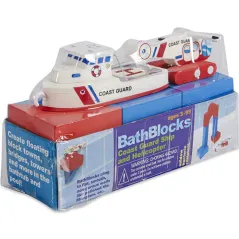 ZABAWKA DO KĄPIELI STRAŻ PRZYBRZEŻNA HELIKOPTER  BATHBLOCKS 12M+