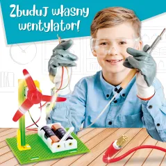 MAŁY GENIUSZ EKSPERYMENTY Z ELEKTRYCZNOŚCIĄ  ZESTAW EDUKACYJNY LISCIANI 8+