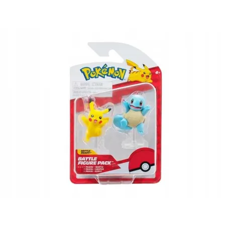 POKEMON PIKACHU I SQUIRTLE – ZESTAW FIGUREK KOLEKCJONERSKICH 4+