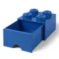 Pojemnik Szuflada Klocek 4 Wypustki Niebieski 25 X 25 X 18 Cm Lego 4005