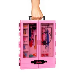 BARBIE MODNA SZAFA NA UBRANKA DLA LALEK 3+