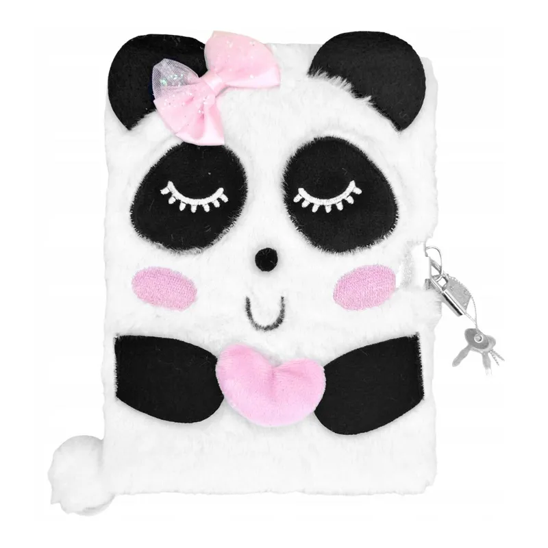 PAMIĘTNIK Z KŁÓDKĄ 3D SWEET PANDA A5 96 KARTEK