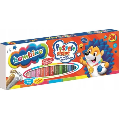 Pastele Olejne 24 Kolory Bambino