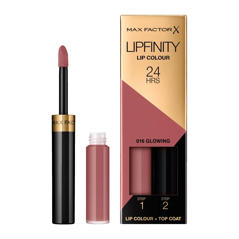 DWUFAZOWA TRWAŁA POMADKA DO UST 24H LIPFINITY NR 016 GLOWING MAX FACTOR