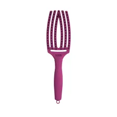 SZCZOTKA Z NATURALNYM WŁOSIEM DZIKA OLIVIA GARDEN FINGERBRUSH RÓŻOWA