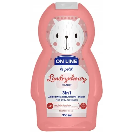 LANDRYNKOWY ŻEL DO MYCIA CIAŁA WŁOSÓW I TWARZY 3IN1 350ML ON LINE
