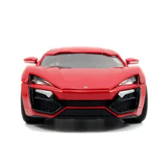 FAST & FURIOUS LYKAN HYPERSPORT 1:24 SAMOCHÓD KOLEKCJONERSKI METALOWY Z OTWIERANYMI DRZWIAMI 8+