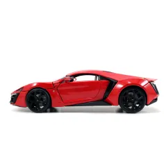 FAST & FURIOUS LYKAN HYPERSPORT 1:24 SAMOCHÓD KOLEKCJONERSKI METALOWY Z OTWIERANYMI DRZWIAMI 8+