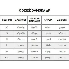 LEGGINSY DAMSKIE 4F NOSH4-LEG350 24M ROZMIAR M