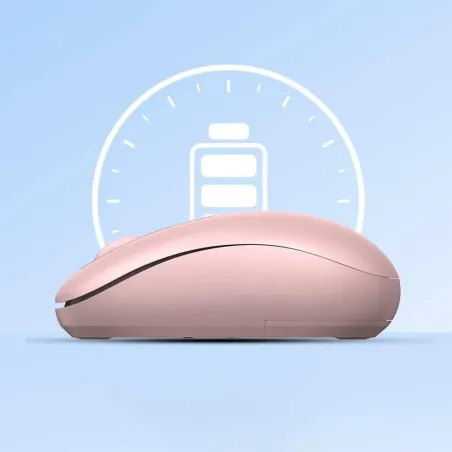 Kompaktowa Myszka Bezprzewodowa Usb 2.4Ghz Ugreen Mu105 Pink