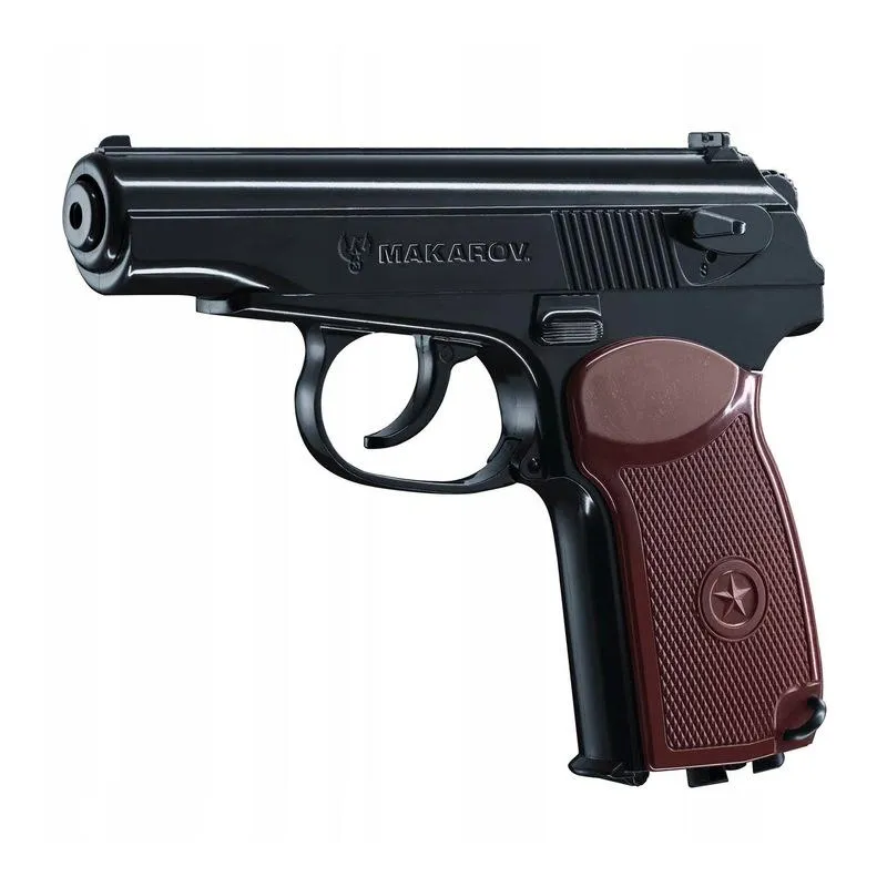WIATRÓWKA LEGENDS MAKAROV CO2 4,5 MM — MAGAZYNEK 18 BB, METAL