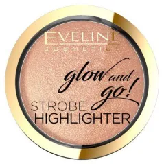 ROZŚWIETLACZ DO TWARZY GLOW AND GO! HIGHLIGHTER EVELINE - Eveline Cosmetics