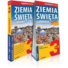 Ziemia Święta i Jordania 3w1: przewodnik  atlas  mapa explore! guide Derlicki Dominik