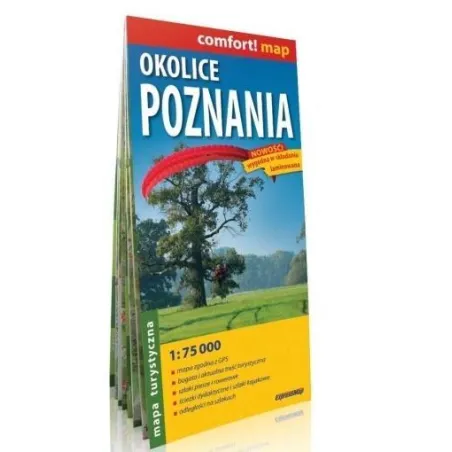 Okolice Poznania Laminowana Mapa Turystyczna 1:75 000