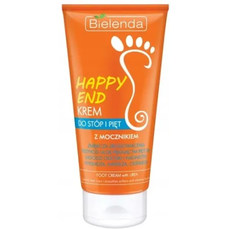 HAPPY END ZMIĘKCZAJĄCY KREM DO STÓP I PIĘT Z MOCZNIKIEM 125ML BIELENDA