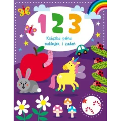 1 2 3 KSIĄŻKA PEŁNA NAKLEJEK I ZADAŃ