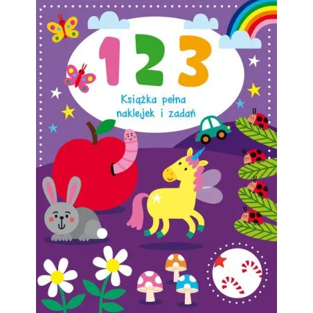 1 2 3 KSIĄŻKA PEŁNA NAKLEJEK I ZADAŃ