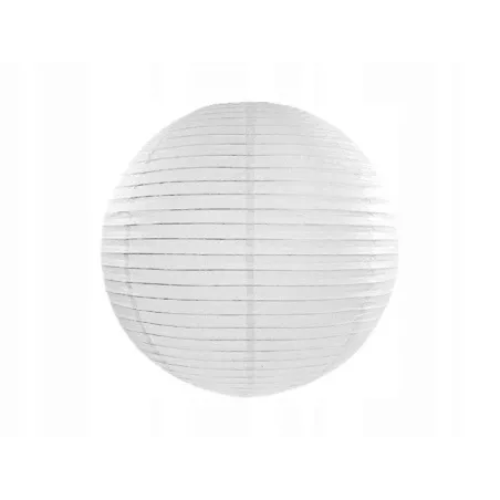 LAMPION PAPIEROWY BIAŁY DEKORACYJNY 45 CM
