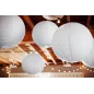 Lampion Papierowy Biały Dekoracyjny 45 Cm