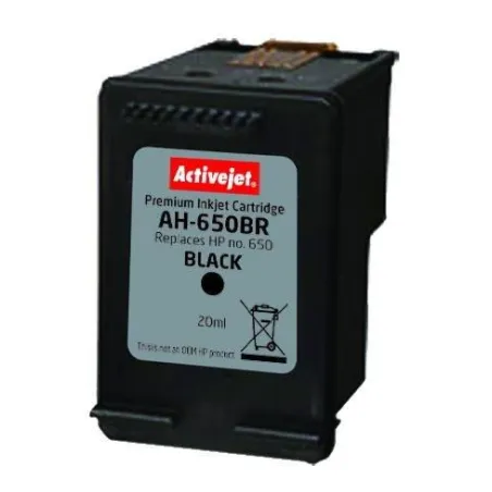Tusz Do Drukarki Hp 650 Cz101Ae Czarny 20 Ml Activejet Ah-650Br Premium