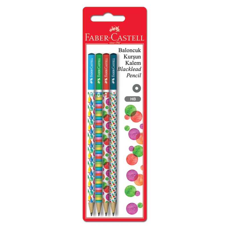 OŁÓWKI BUBBLE 4 SZT. FABER CASTELL