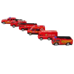 AUTO STRAŻ POŻARNA RESORAK 1:64 LEAN TOYS 3+