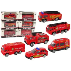 Auto Straż Pożarna Resorak 1:64 Lean Toys 3+