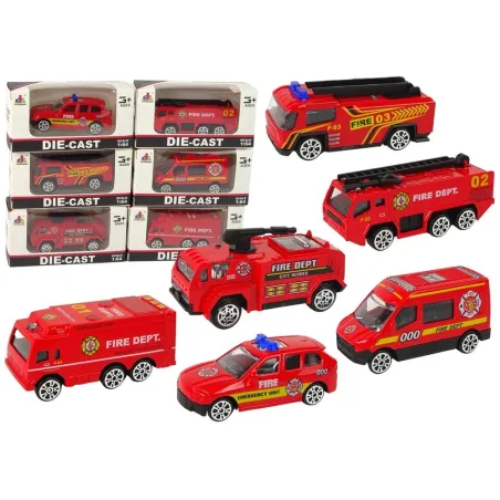 Auto Straż Pożarna Resorak 1:64 Lean Toys 3+