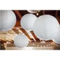 Lampion Papierowy Biały 35Cm