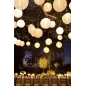 Lampion Papierowy Biały 35Cm