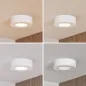 Lampa Sufitowa Led Prios Edwina Biała 12 Cm Cct Ip44