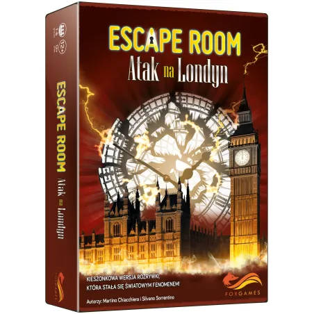 ATAK NA LONDYN ESCAPE ROOM GRA KARCIANA 12+ - FoxGames