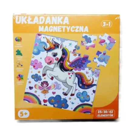 Układanka Magnetyczna Jednorożce 3W1 4+